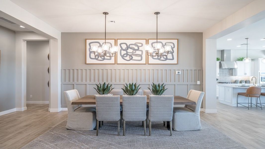 Furnished interior view inside a new home in Allen Ranches, Litchfield Park (Image 6). Furnished interior view inside a new home in Allen Ranches, Litchfield Park (Image 6).