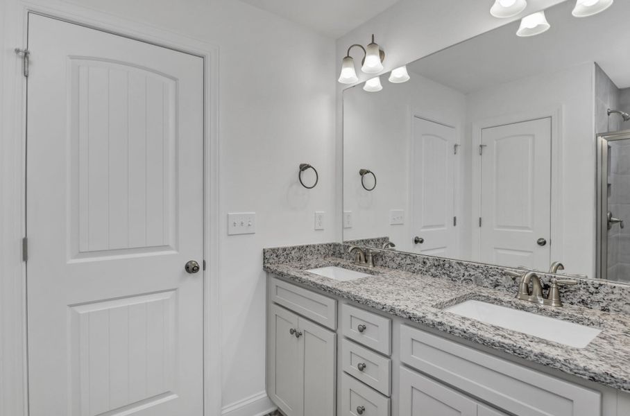 Furnished interior view inside a new home in Kensington Place Townhomes, Lexington (Image 15).