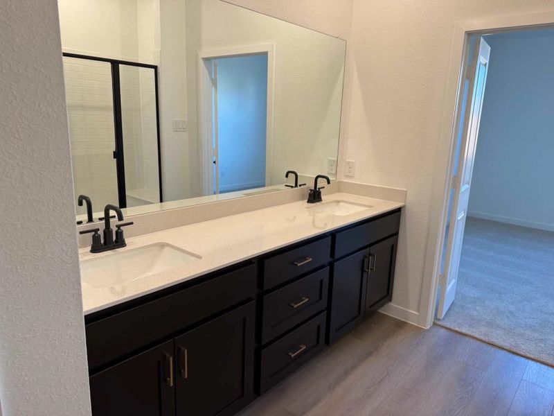 Primary Bathroom Construction Progress featuring the Oxford Collection Primary Bathroom Construction Progress featuring the Oxford Collection