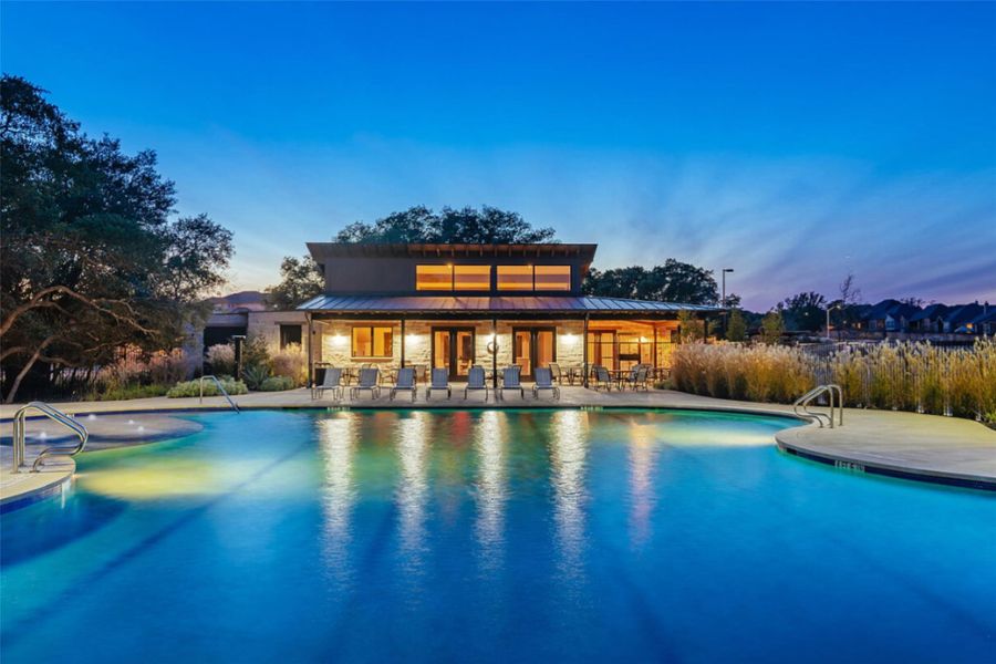 Swimming pool featuring a patio area Swimming pool featuring a patio area