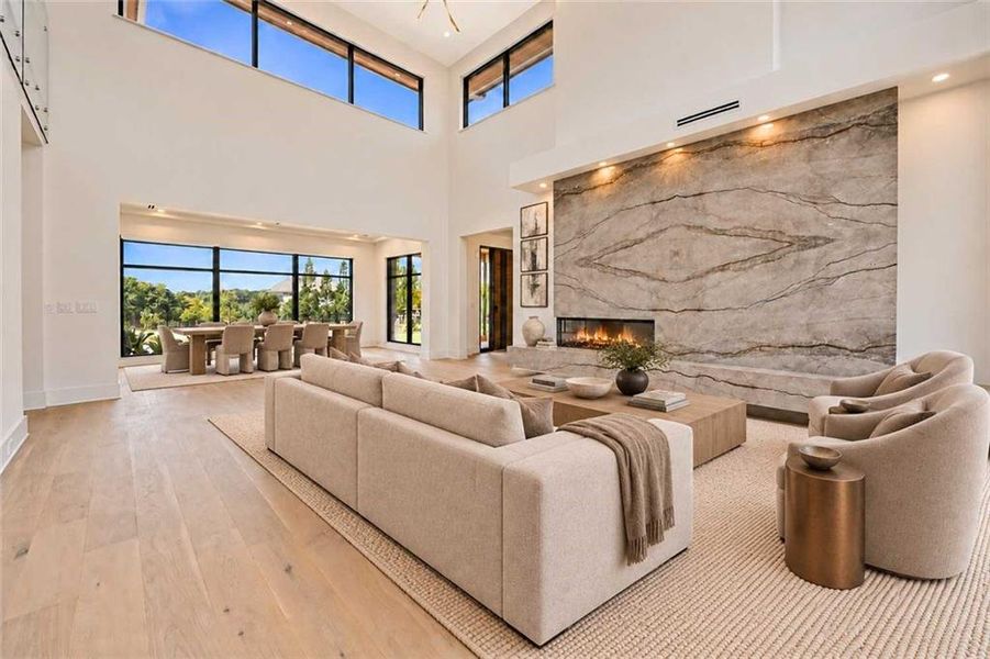 Furnished interior view inside a new home in , Suwanee (Image 12).