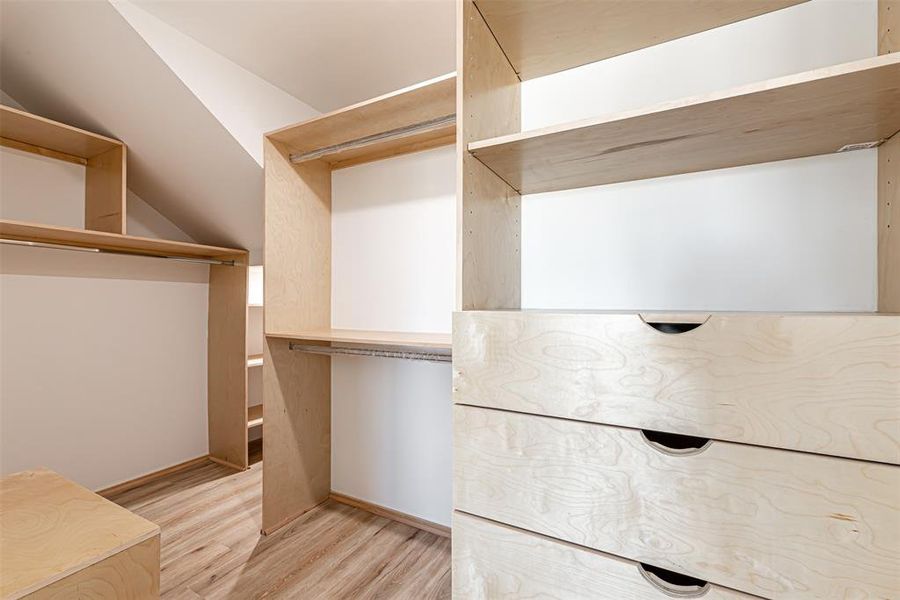 Large walk-in Primary Closet