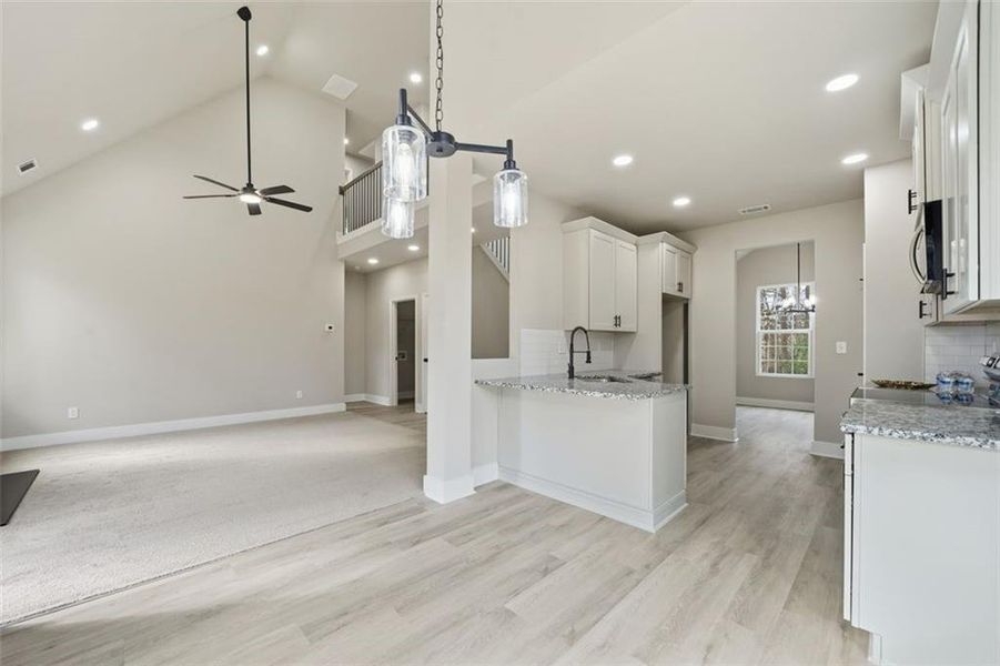 Furnished interior view inside a new home in , Conyers (Image 15).