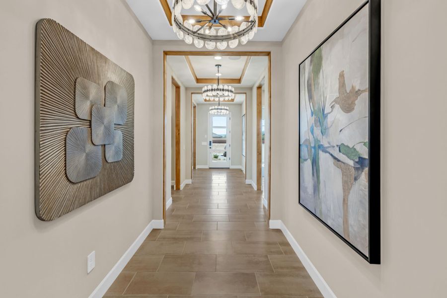 Representative unfurnished interior of a home built from the Hibiscus by Mattamy Homes in Tavira at Twin Peaks, Oro Valley (Image 22).