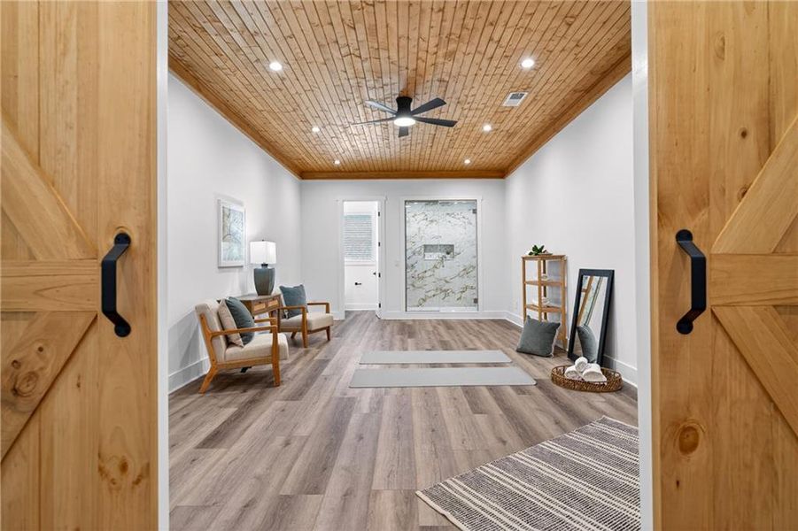 Furnished interior view inside a new home in , Dahlonega (Image 52).