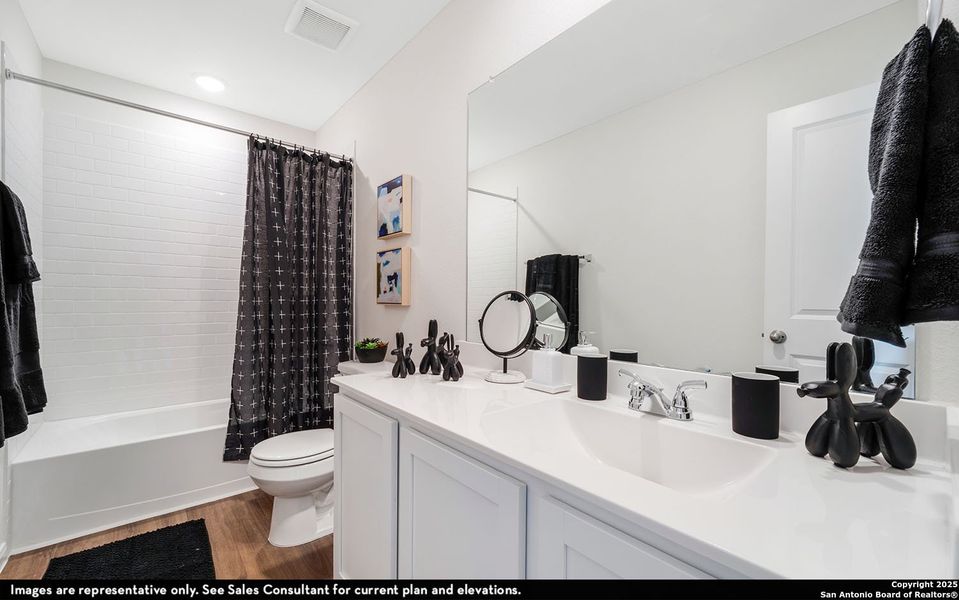 Furnished interior view inside a new home in Katzer Ranch, Converse (Image 14).