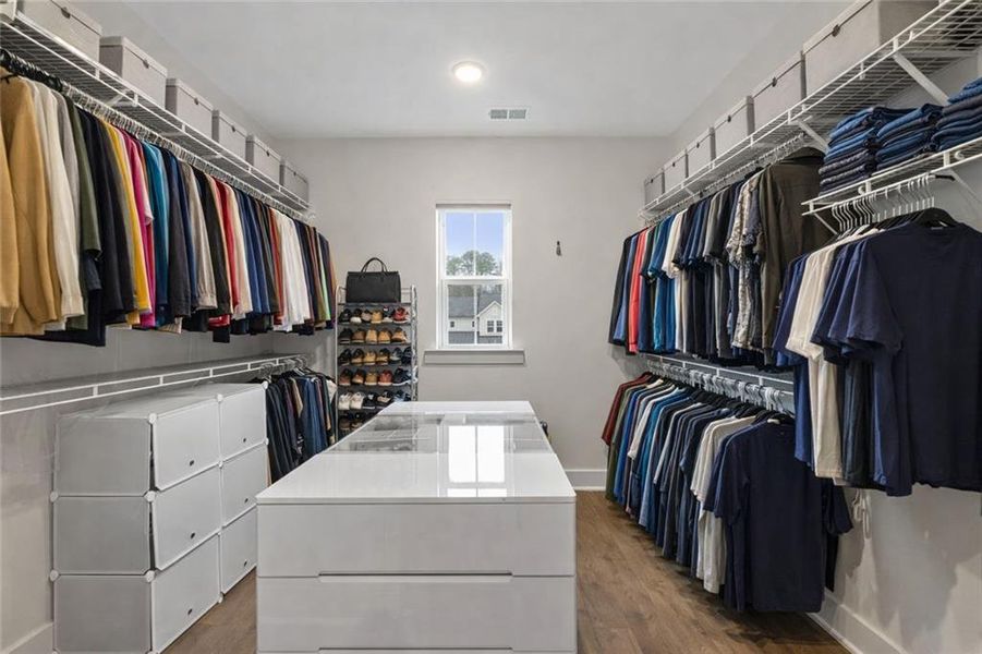 Furnished interior view inside a new home in Settingdown Farms, Cumming (Image 30).