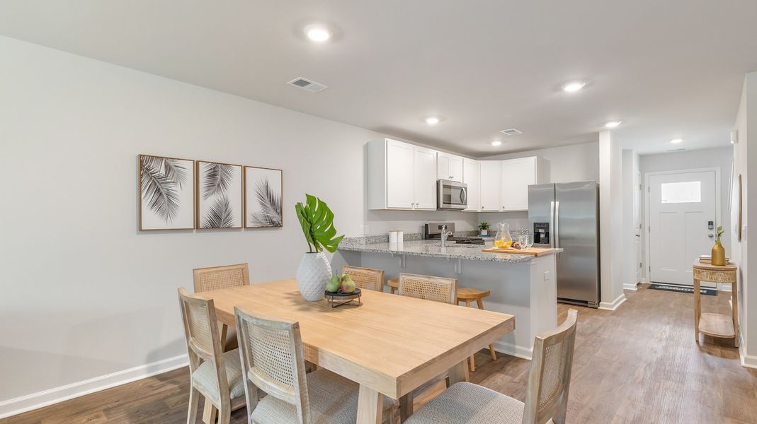 Furnished interior view inside a new home in Sheep Island, Summerville (Image 10).