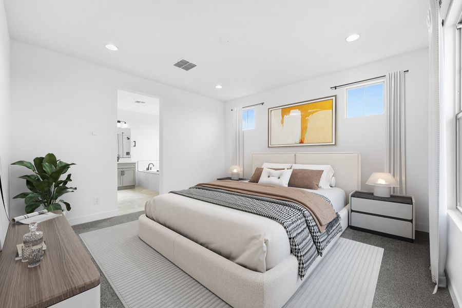 Furnished interior view inside a new home in Combs Ranch, San Tan Valley (Image 4).