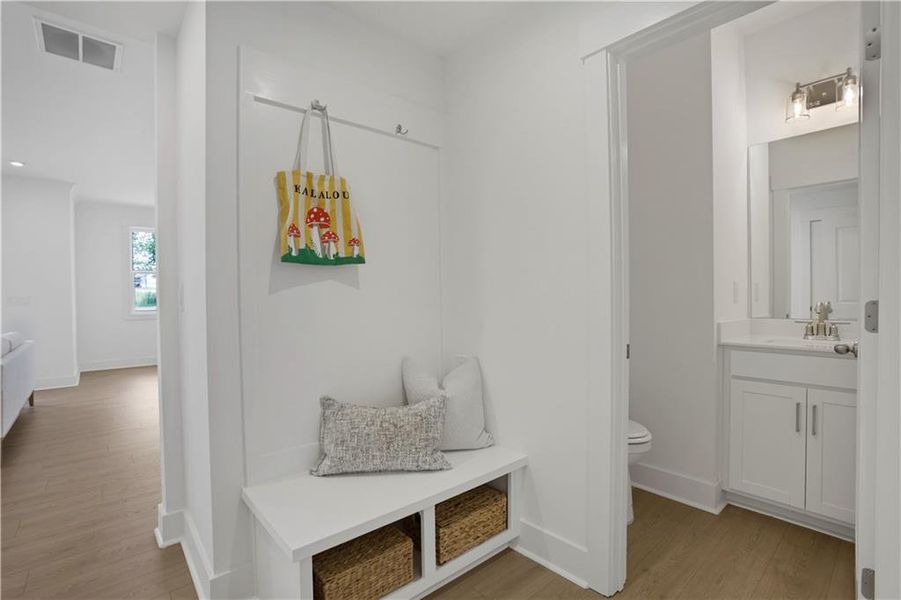 Furnished interior view inside a new home in Poppy at GreenHouse, Marietta (Image 11).