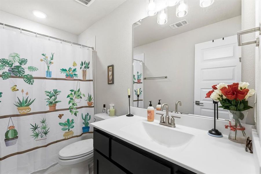 Bathroom 3 is on the second floor and has a tub shower combination Bathroom 3 is on the second floor and has a tub shower combination