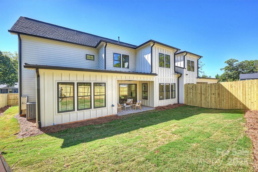 Exterior details and patio area of a home in , Charlotte (Image 24).