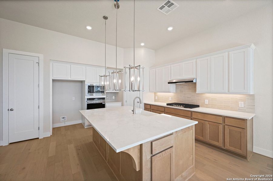 Furnished interior view inside a new home in Davis Ranch, San Antonio (Image 8).
