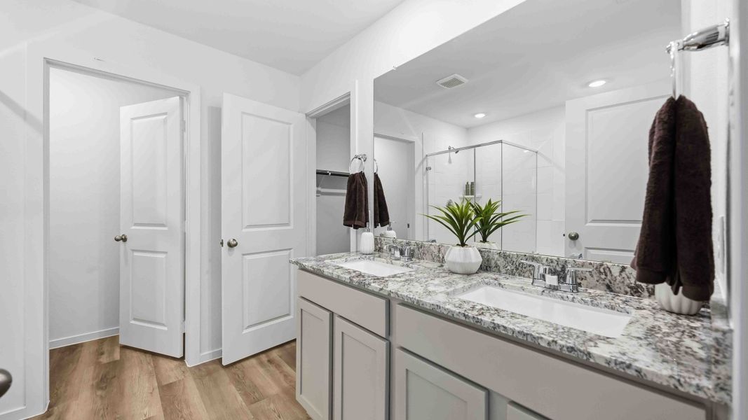 Furnished interior view inside a new home in Allison Park, Houston (Image 9).