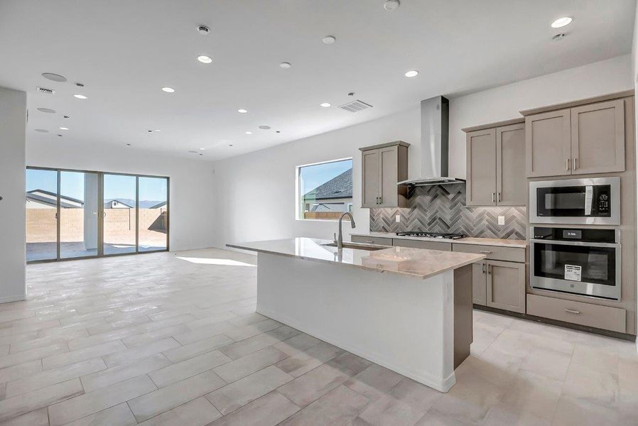 Furnished interior view inside a new home in Horizon at The Dells, Prescott (Image 9).