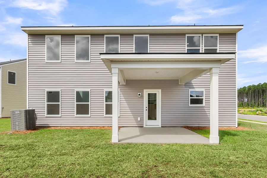 Exterior details and patio area of a home in Watson Hill, Summerville (Image 3).