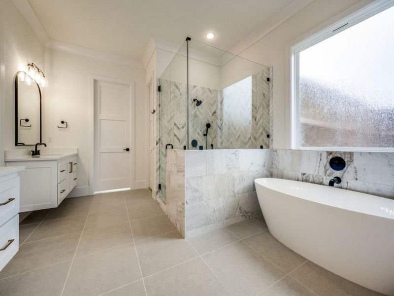 Furnished interior view inside a new home in , Denton (Image 7).