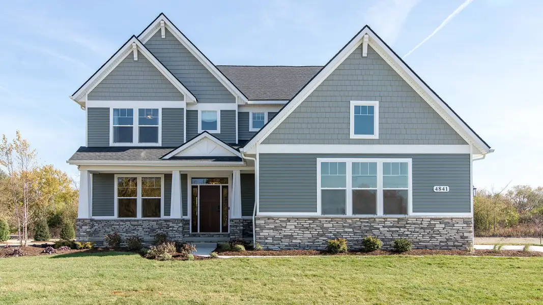 Representative exterior photo of a completed home built from the The Chesterfield by Norfolk Homes in Offsite Builds Southern Michigan, Ann Arbor, MI (Image 34).