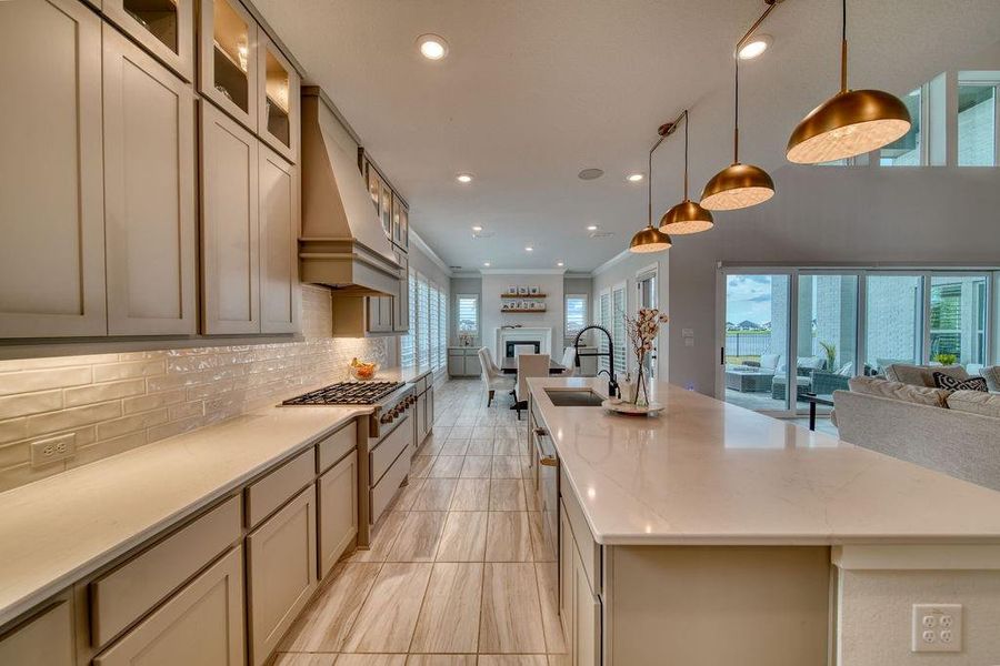 Furnished interior view inside a new home in , Friendswood (Image 11).