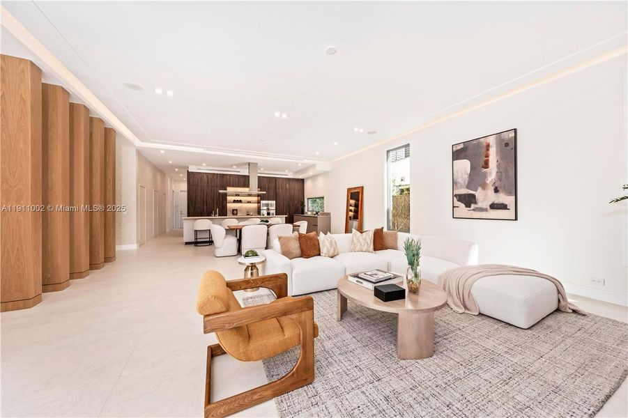 Furnished interior view inside a new home in , Miami (Image 48). Furnished interior view inside a new home in , Miami (Image 48).