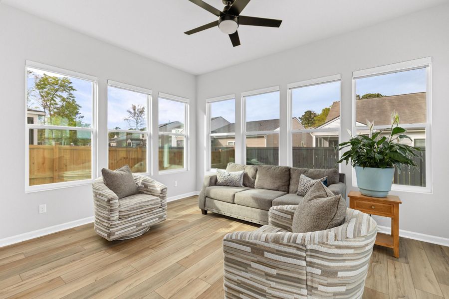 Furnished interior view inside a new home in , Charleston (Image 16).