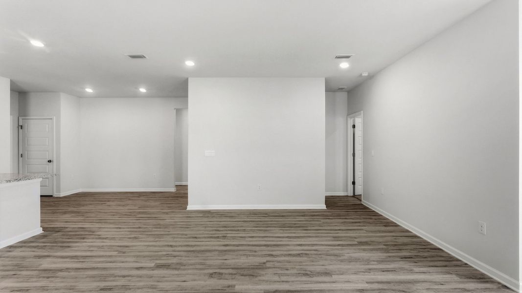 Representative unfurnished interior of a home built from the The Creekside by D.R. Horton in Liberty, Panama City (Image 36). Representative unfurnished interior of a home built from the The Creekside by D.R. Horton in Liberty, Panama City (Image 36).