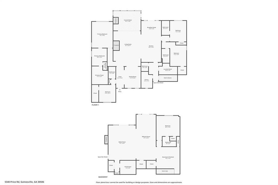 2D floor plan layout of this home in , Gainesville, GA (Image 7).