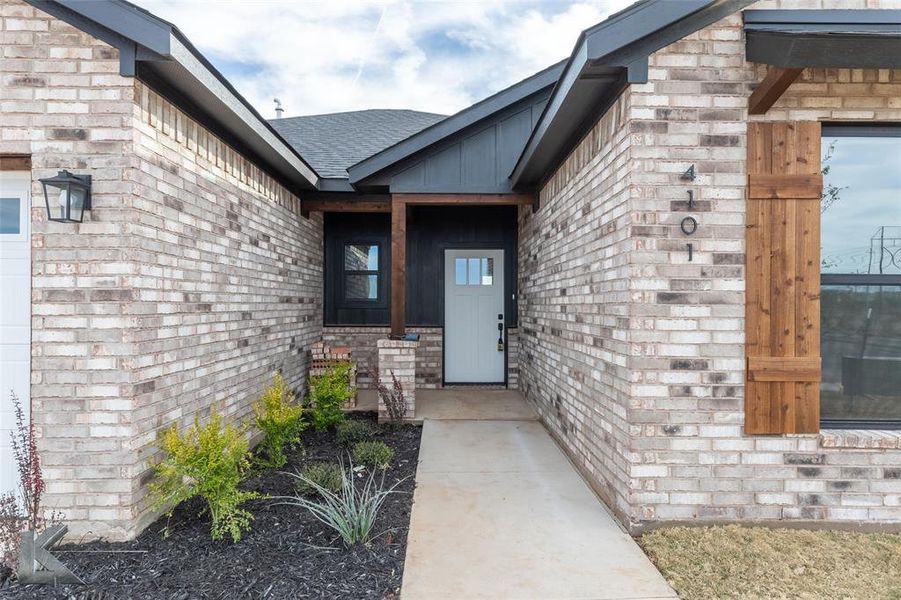 Exterior details and patio area of a home in , Abilene (Image 3). Exterior details and patio area of a home in , Abilene (Image 3).