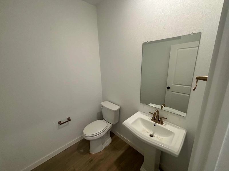 Powder Bathroom Construction Progress