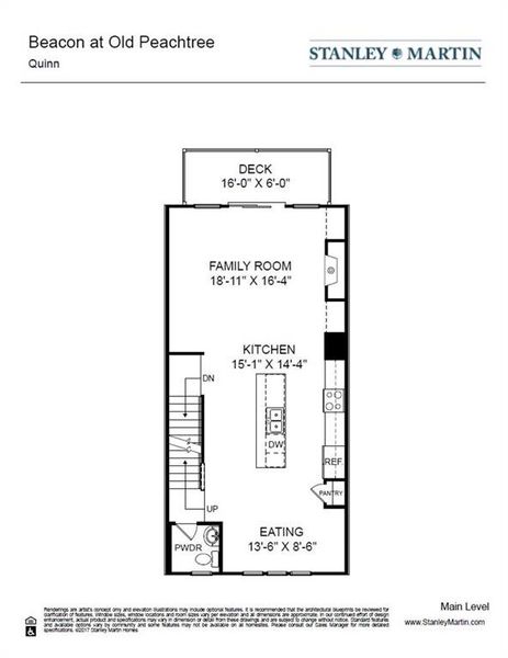 2D floor plan layout of this home in The Beacon at Old Peachtree Townhomes, Lawrenceville, GA (Image 2). 2D floor plan layout of this home in The Beacon at Old Peachtree Townhomes, Lawrenceville, GA (Image 2).