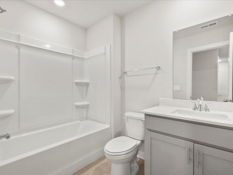 Furnished interior view inside a new home in Valentine Townes, Greer (Image 8).