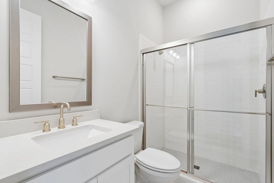 Furnished interior view inside a new home in Hidden Ponds Reserve, Awendaw (Image 32).