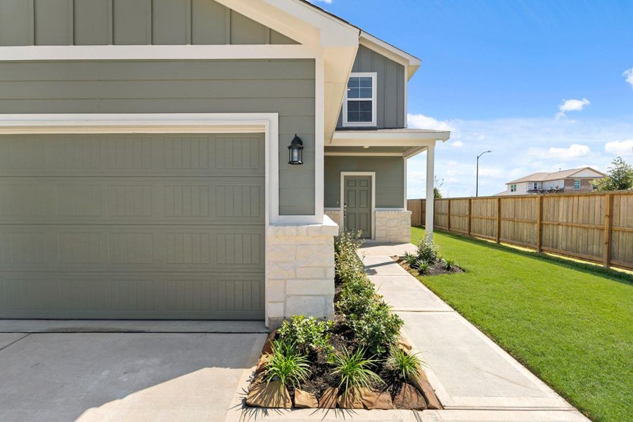 Exterior details and patio area of a home in Laurel Farms, Brookshire (Image 16). Exterior details and patio area of a home in Laurel Farms, Brookshire (Image 16).