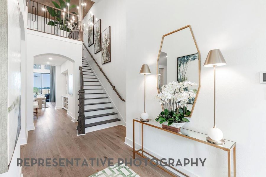 Furnished interior view inside a new home in Cross Creek West, Fulshear (Image 43).