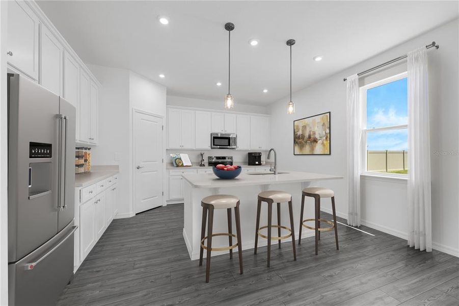 Furnished interior view inside a new home in Green Leaf, West Melbourne (Image 4).