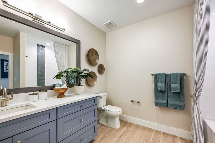 Representative furnished interior of a home built from the Key West II by Homes by WestBay in Crosswind Ranch, Parrish (Image 30).