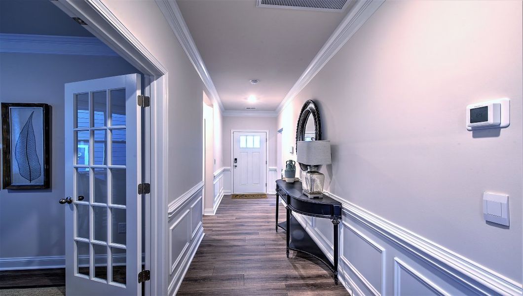 Furnished interior view inside a new home in Reserve at Tap Root Farms, Fletcher (Image 6).