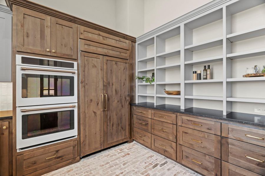View of pantry side of butler pantry.