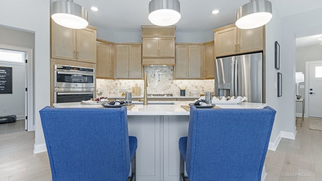 Representative furnished interior of a home built from the Portico by Epcon Communities in The Courtyards at Bailey Farms, Dacula (Image 40).