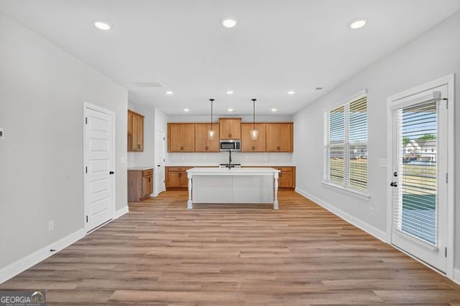 Furnished interior view inside a new home in Stone Brooke, Gray (Image 5).