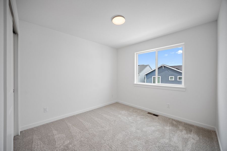 Spacious, unfurnished interior of a new home in Parkside at Victory Ridge, Colorado Springs (Image 33). Spacious, unfurnished interior of a new home in Parkside at Victory Ridge, Colorado Springs (Image 33).