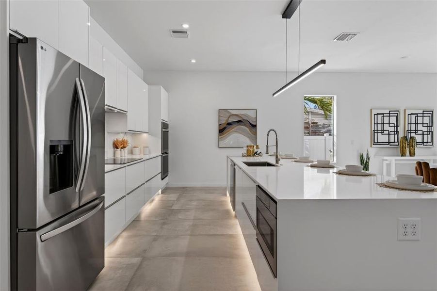 Furnished interior view inside a new home in , Sarasota (Image 12).