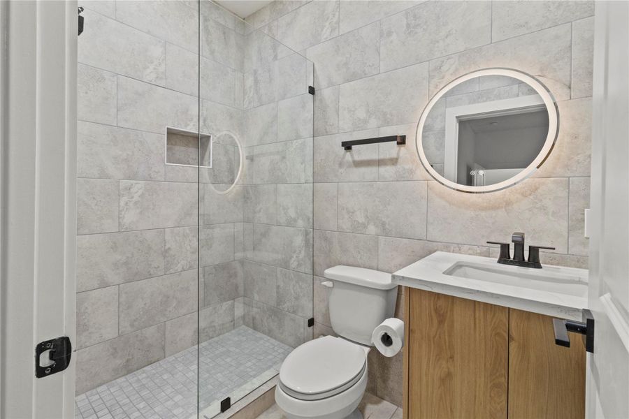Furnished interior view inside a new home in , Houston (Image 16).