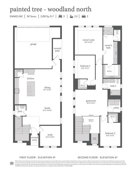 Designed for today's modern family, you'll find open and flowing living spaces plus nicely sized bedrooms in our new Emmeline plan!
