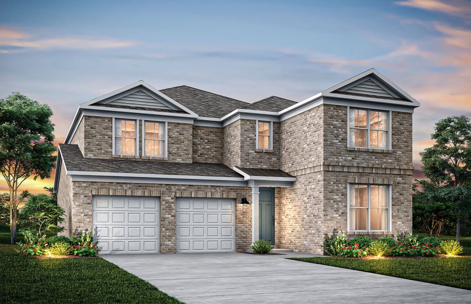 Representative exterior photo of a completed home built from the Valleybrook by Pulte Homes in Devonshire, Mount Juliet, TN (Image 2). Representative exterior photo of a completed home built from the Valleybrook by Pulte Homes in Devonshire, Mount Juliet, TN (Image 2).