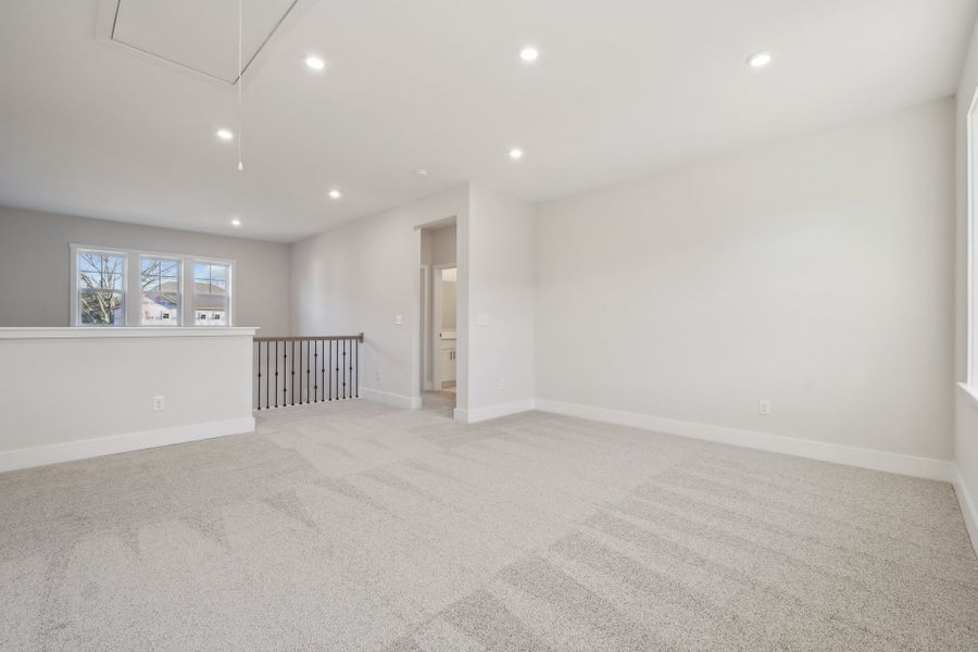A large empty room.