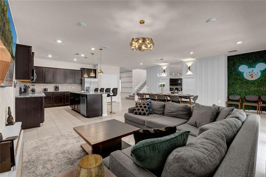 Furnished interior view inside a new home in , Davenport (Image 33).