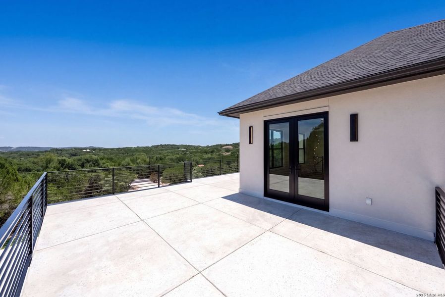 Exterior details and patio area of a home in , Boerne (Image 33).