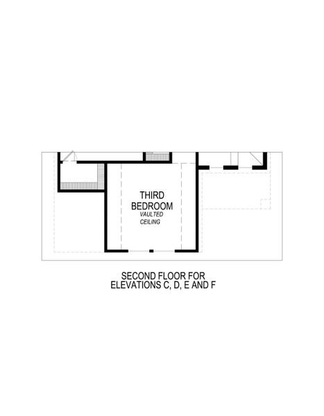 2D floor plan layout for the Truman Select 2F by First Texas Homes in Solterra, Mesquite, TX (Image 5).