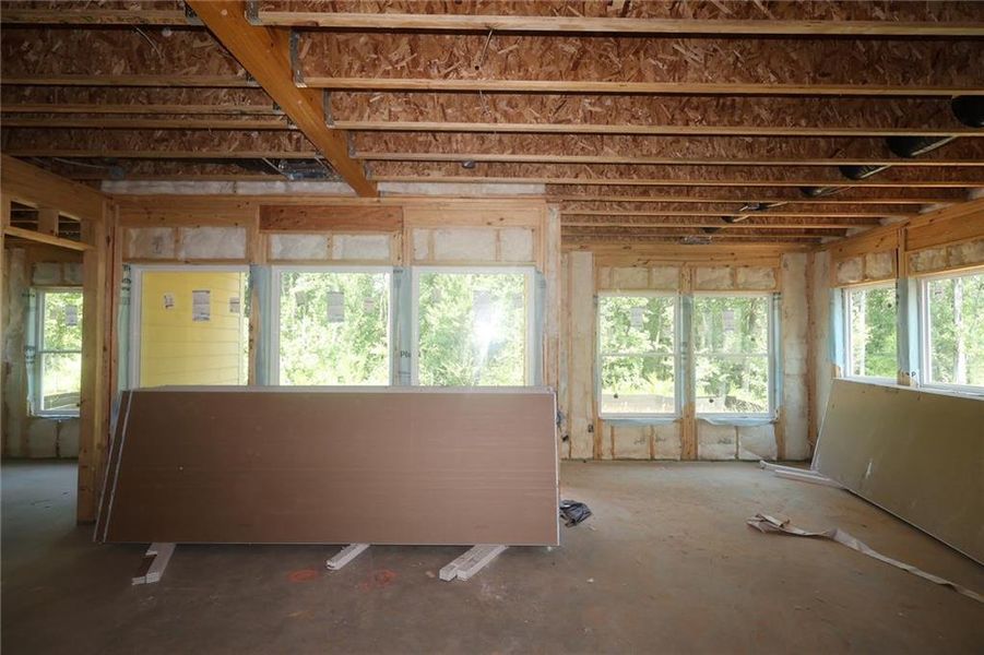 In-progress construction of a new home in Settingdown Farms, Cumming, GA (Image 6).
